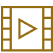 動画アイコンのイラスト