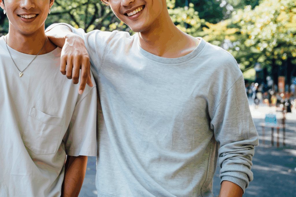 男性カップルのイメージ