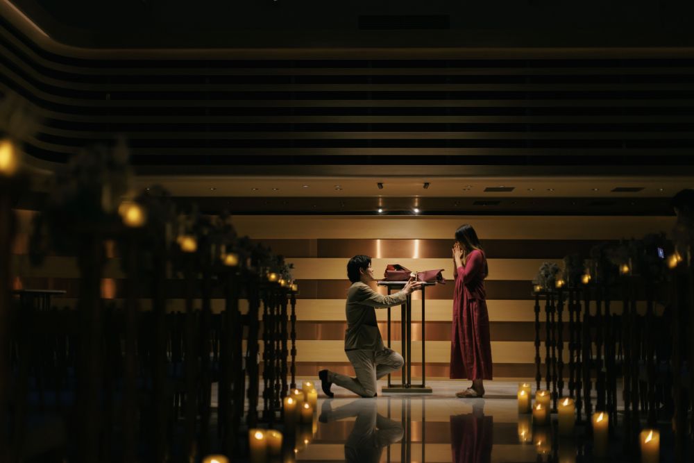 アンドモアのプロポーズプランナーがプロデュースしたプロポーズの様子